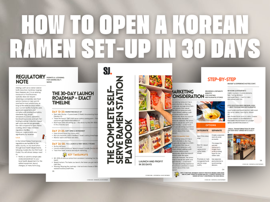 How to Set Up a Self-Serve Korean Ramen Station in 30 Days