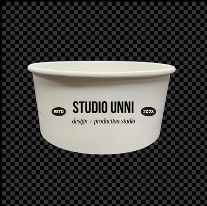 Disposable Ramen Paper Induction Bowl- Compatible with EZ COOK (300pc, non-custom)